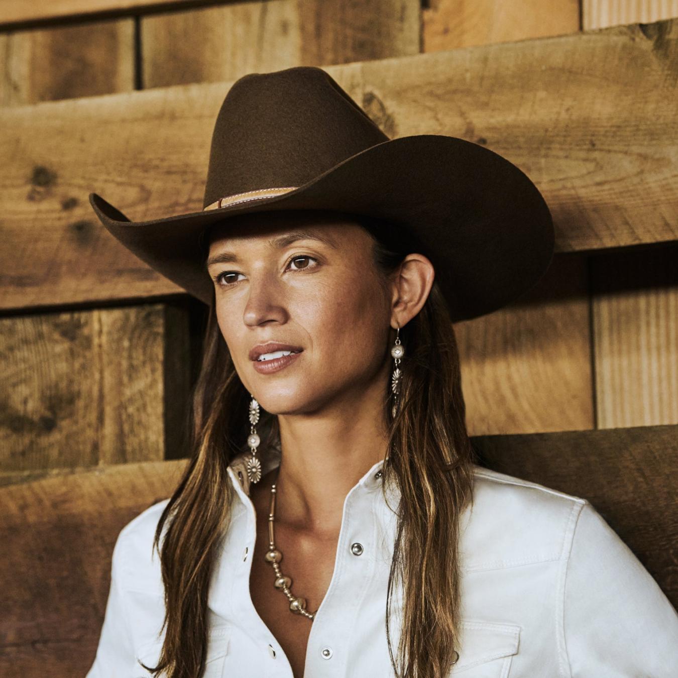 Men/Women Western Stetson Powder River 4X Cowboy Hat Mink