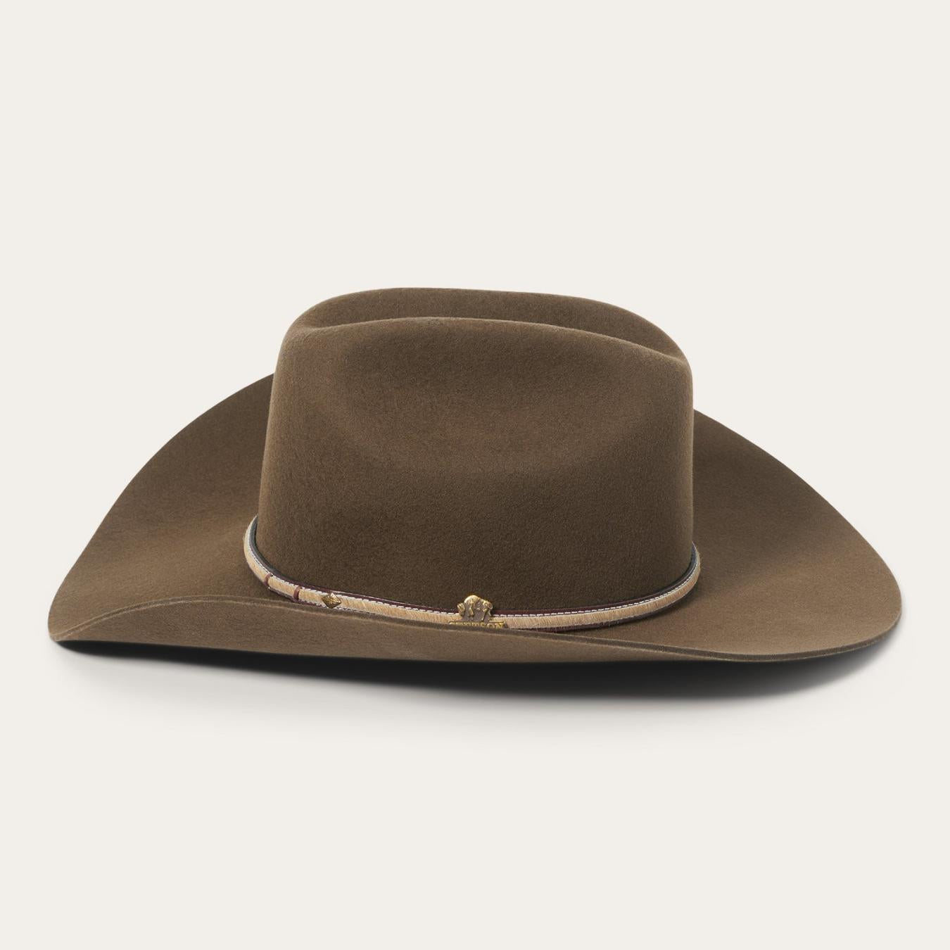 Men/Women Western Stetson Powder River 4X Cowboy Hat Mink