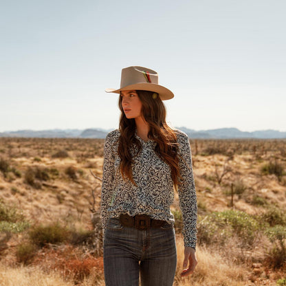 Men/Women Western Stetson Range 6X Cowboy Hat Fawn