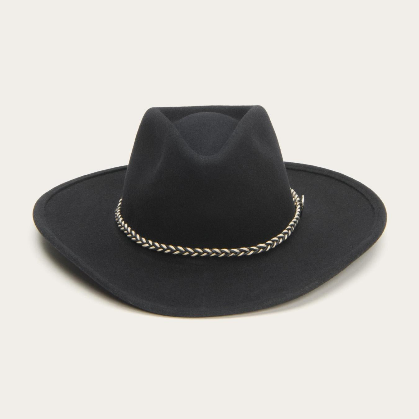 Men/Women Western Stetson Rawhide Black
