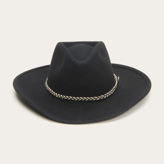 Men/Women Western Stetson Rawhide Black