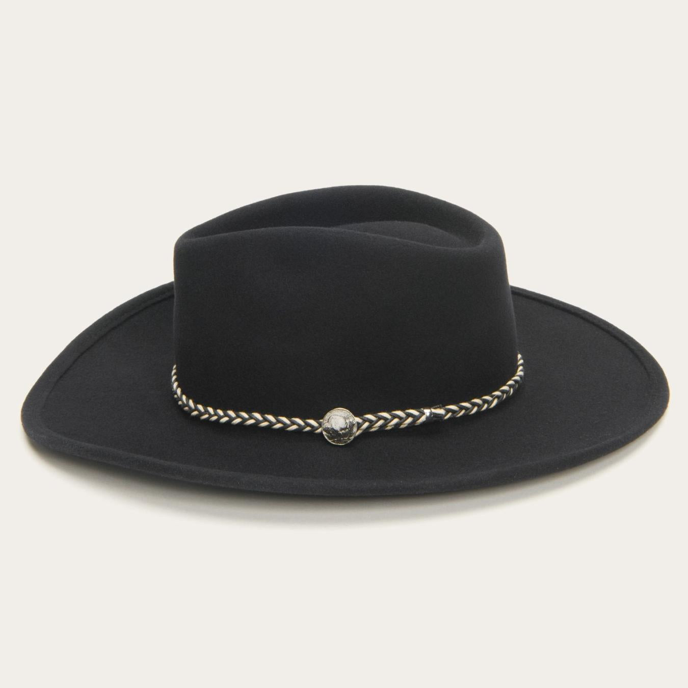 Men/Women Western Stetson Rawhide Black