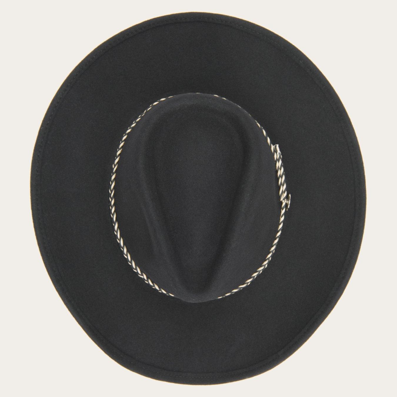 Men/Women Western Stetson Rawhide Black