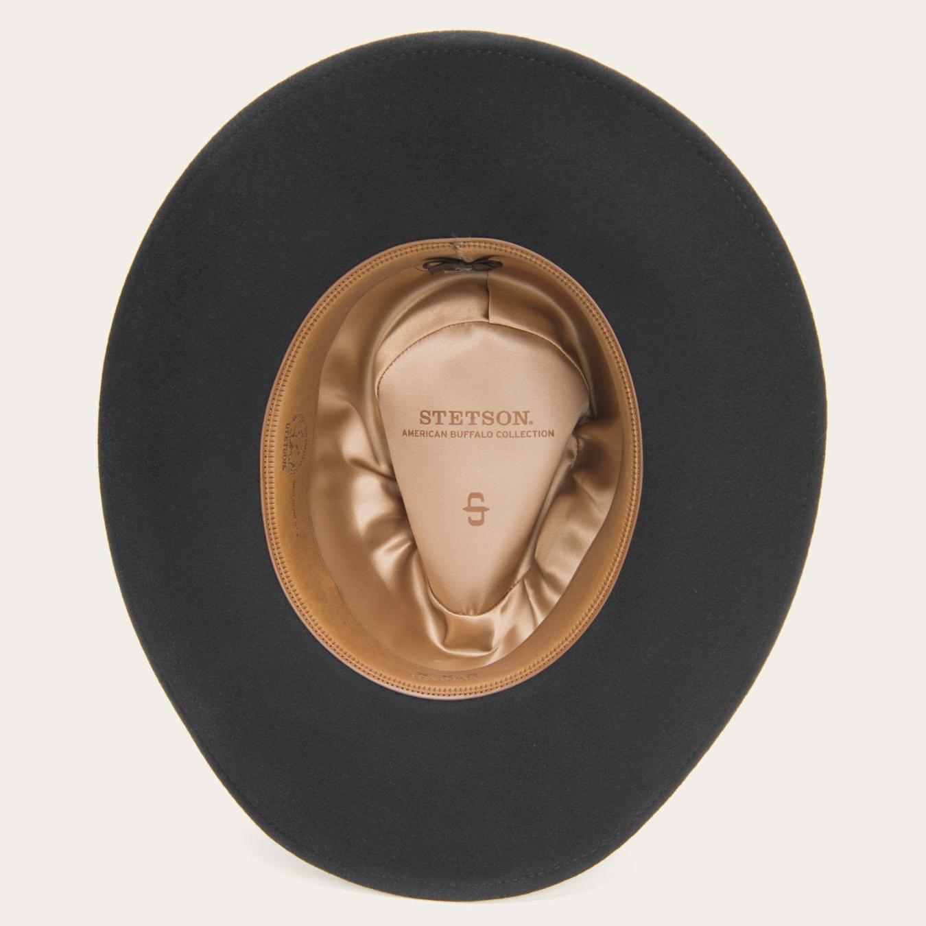 Men/Women Western Stetson Rawhide Black