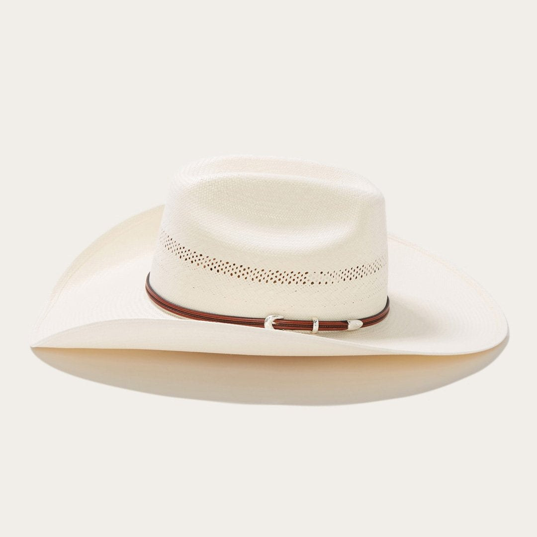 Men/Women Western Stetson Rincon 10X Straw Cowboy Hat Natural