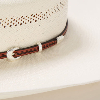 Men/Women Western Stetson Rincon 10X Straw Cowboy Hat Natural