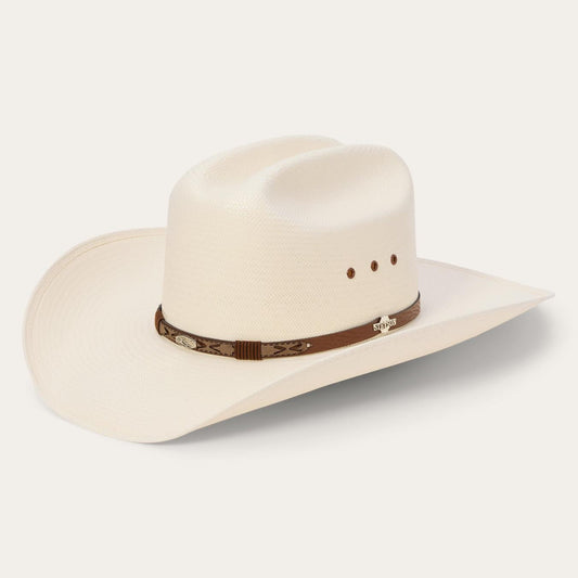 Men/Women Western Stetson Rodeo 10X Straw Cowboy Hat Natural