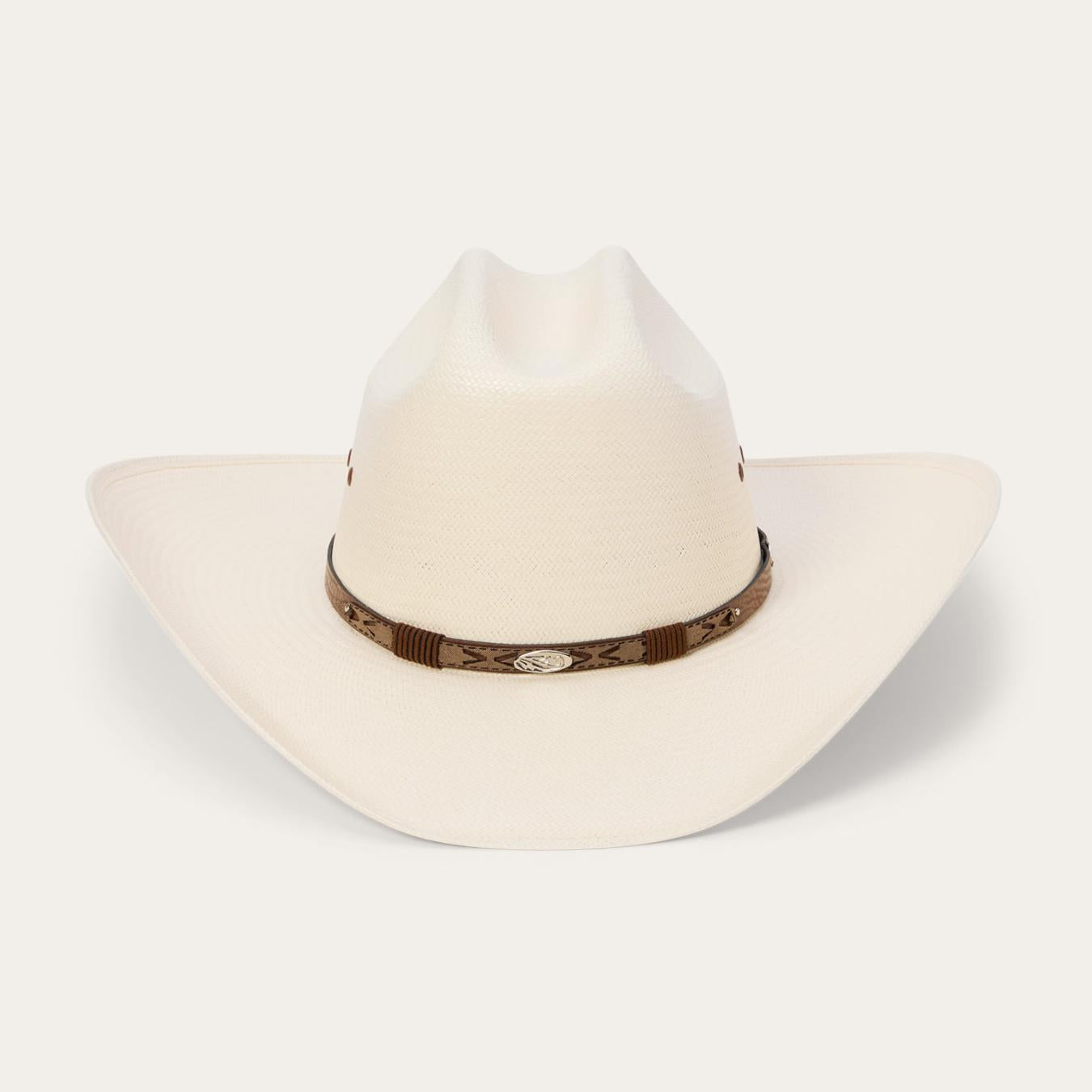 Men/Women Western Stetson Rodeo 10X Straw Cowboy Hat Natural