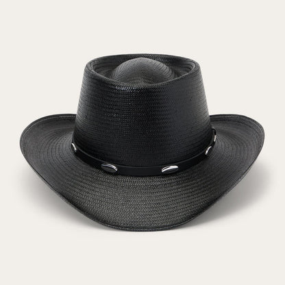 Men/Women Western Stetson Royal Flush 10X Straw Cowboy Hat Black