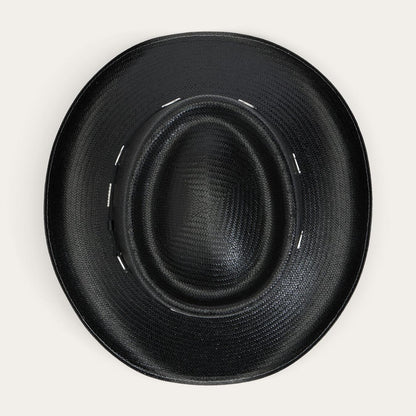 Men/Women Western Stetson Royal Flush 10X Straw Cowboy Hat Black