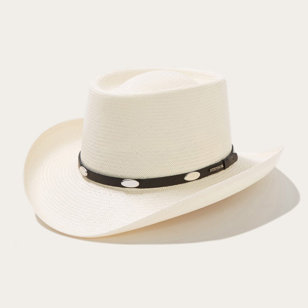 Men/Women Western Stetson Royal Flush 10X Straw Cowboy Hat Natural