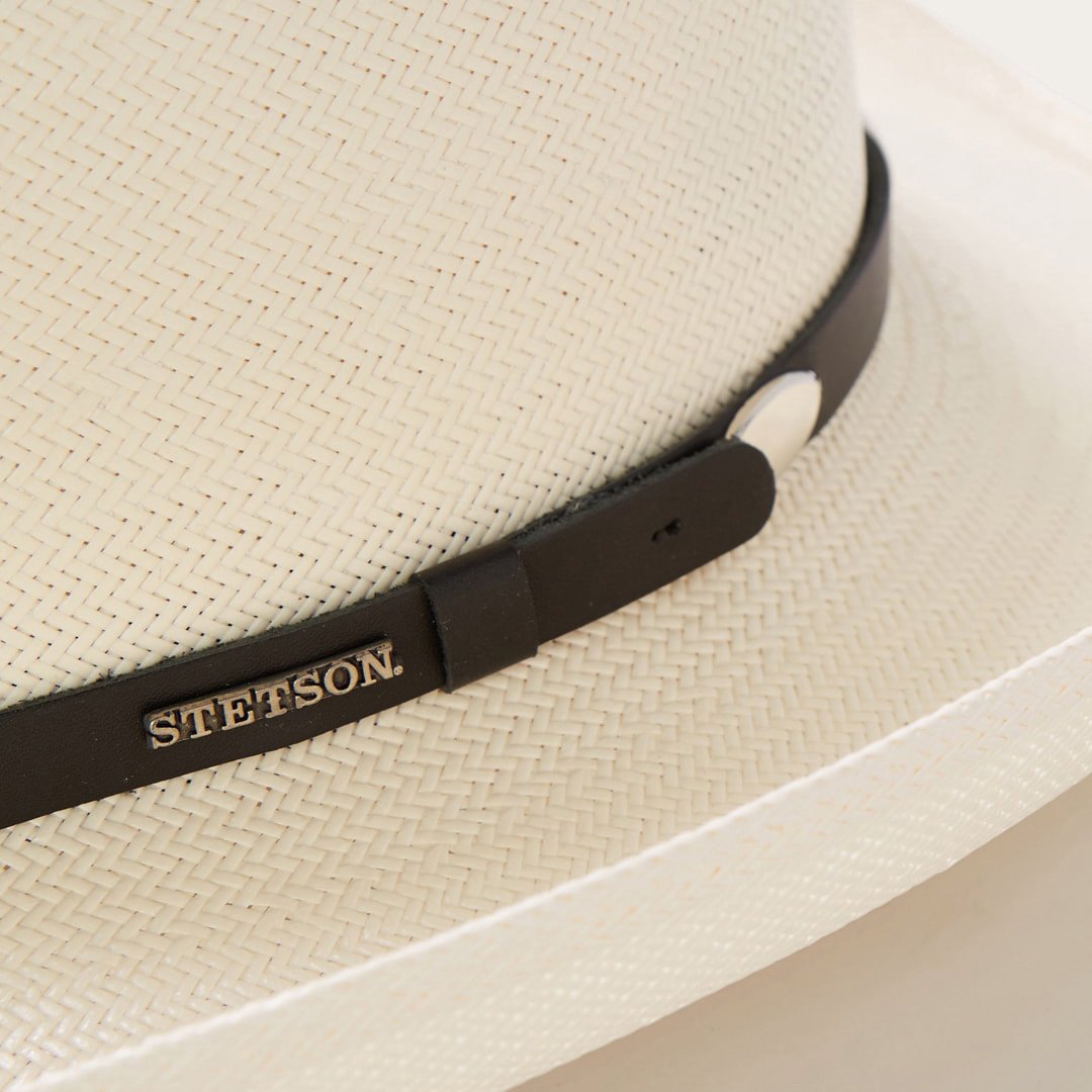 Men/Women Western Stetson Royal Flush 10X Straw Cowboy Hat Natural