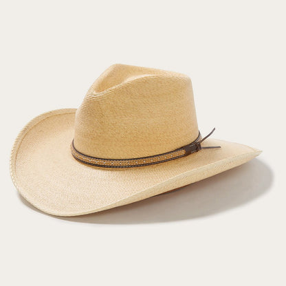 Men/Women Western Stetson Sawmill Palm Leaf Western Hat Toasted