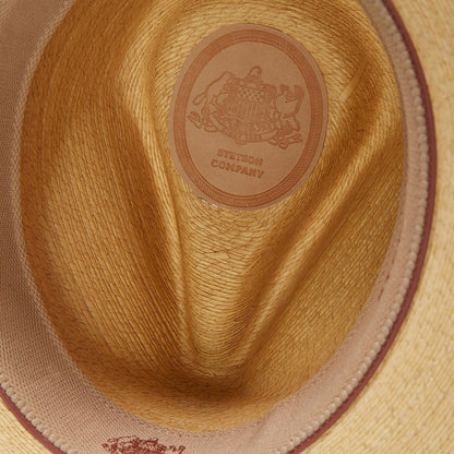 Men/Women Western Stetson Sawmill Palm Leaf Western Hat Toasted