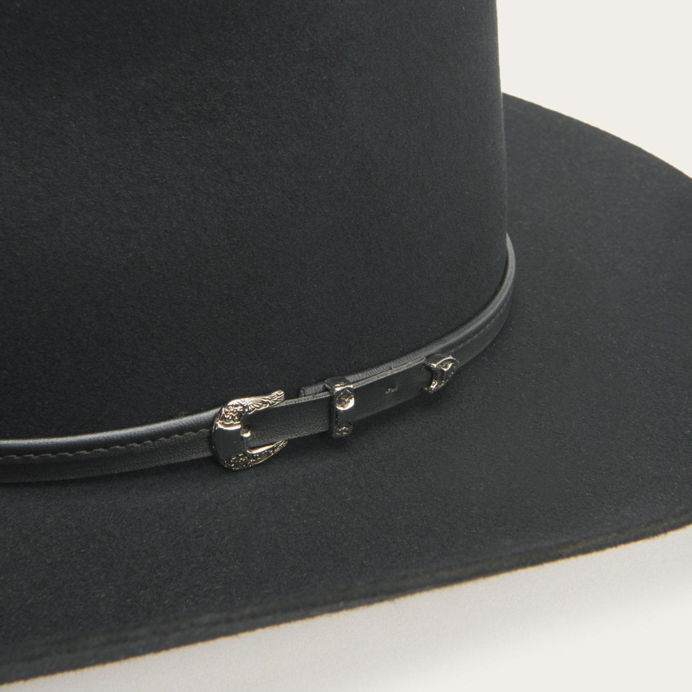 Men/Women Western Stetson Seneca 4X Cowboy Hat Black