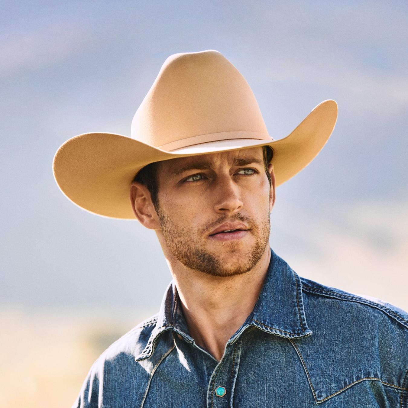 Men/Women Western Stetson Shasta 10X Premier Cowboy Hat Butterscotch