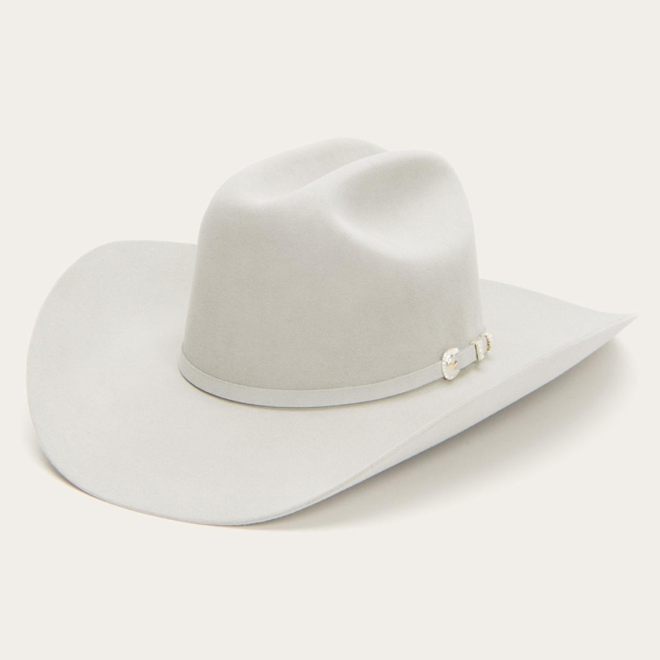 Men/Women Western Stetson Shasta 10X Premier Cowboy Hat Mist Grey