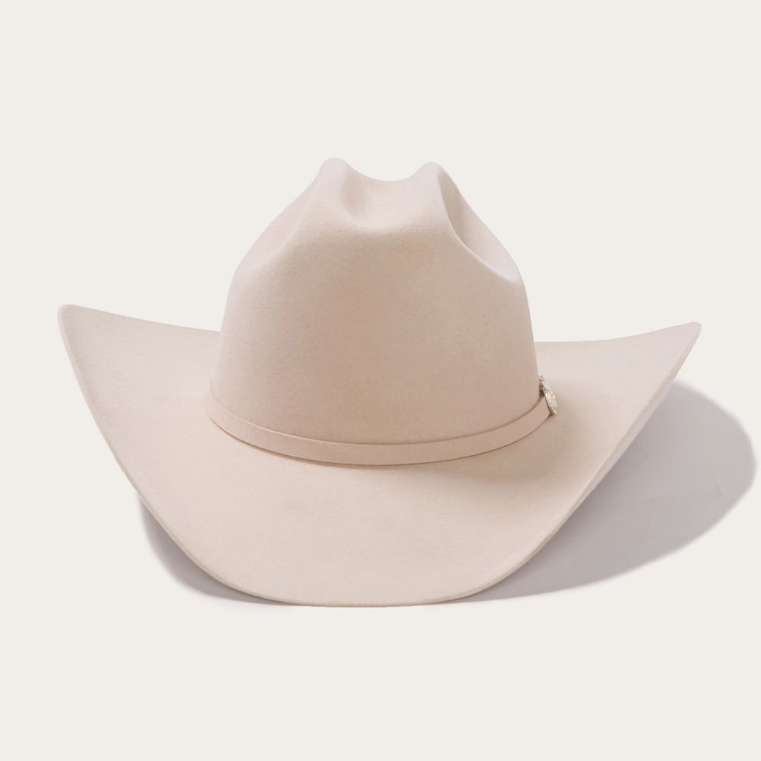 Men/Women Western Stetson Shasta 10X Premier Cowboy Hat Silverbelly