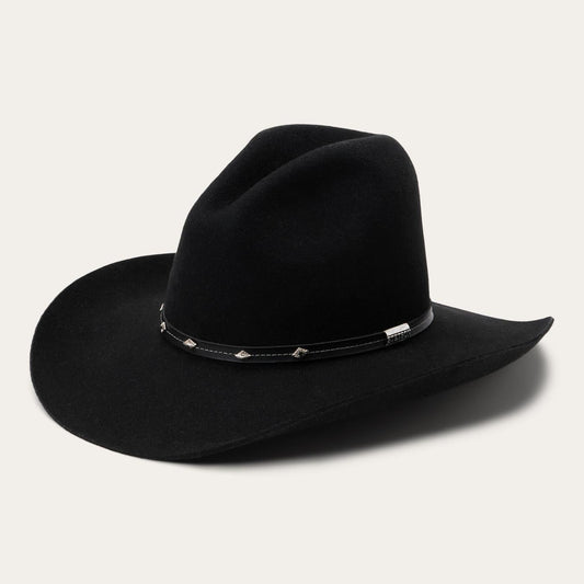 Men/Women Western Stetson Silver Mine 4X Cowboy Hat Black