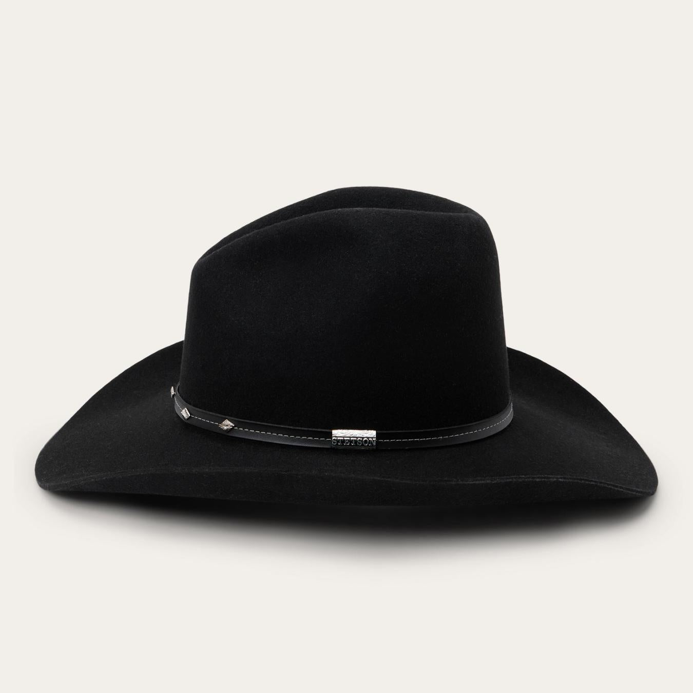 Men/Women Western Stetson Silver Mine 4X Cowboy Hat Black