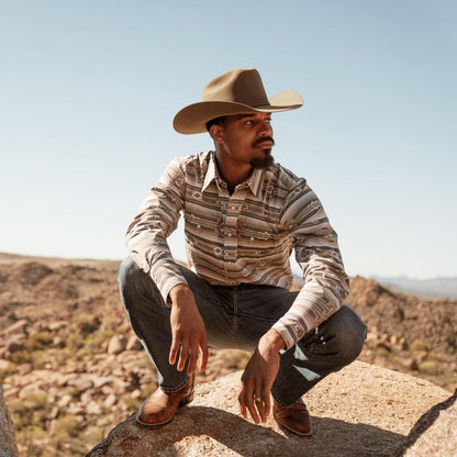 Men/Women Western Stetson Skyline 6X Cowboy Hat Sahara