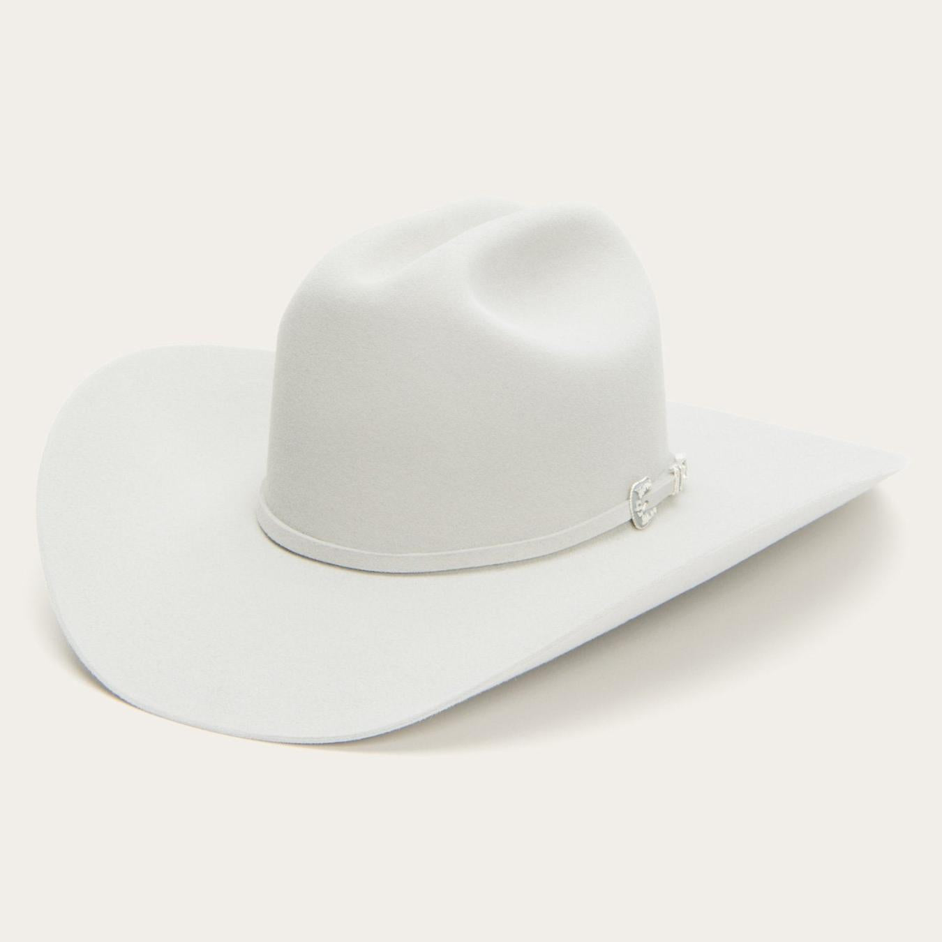 Men/Women Western Stetson Skyline 6X Cowboy Hat Silver Grey
