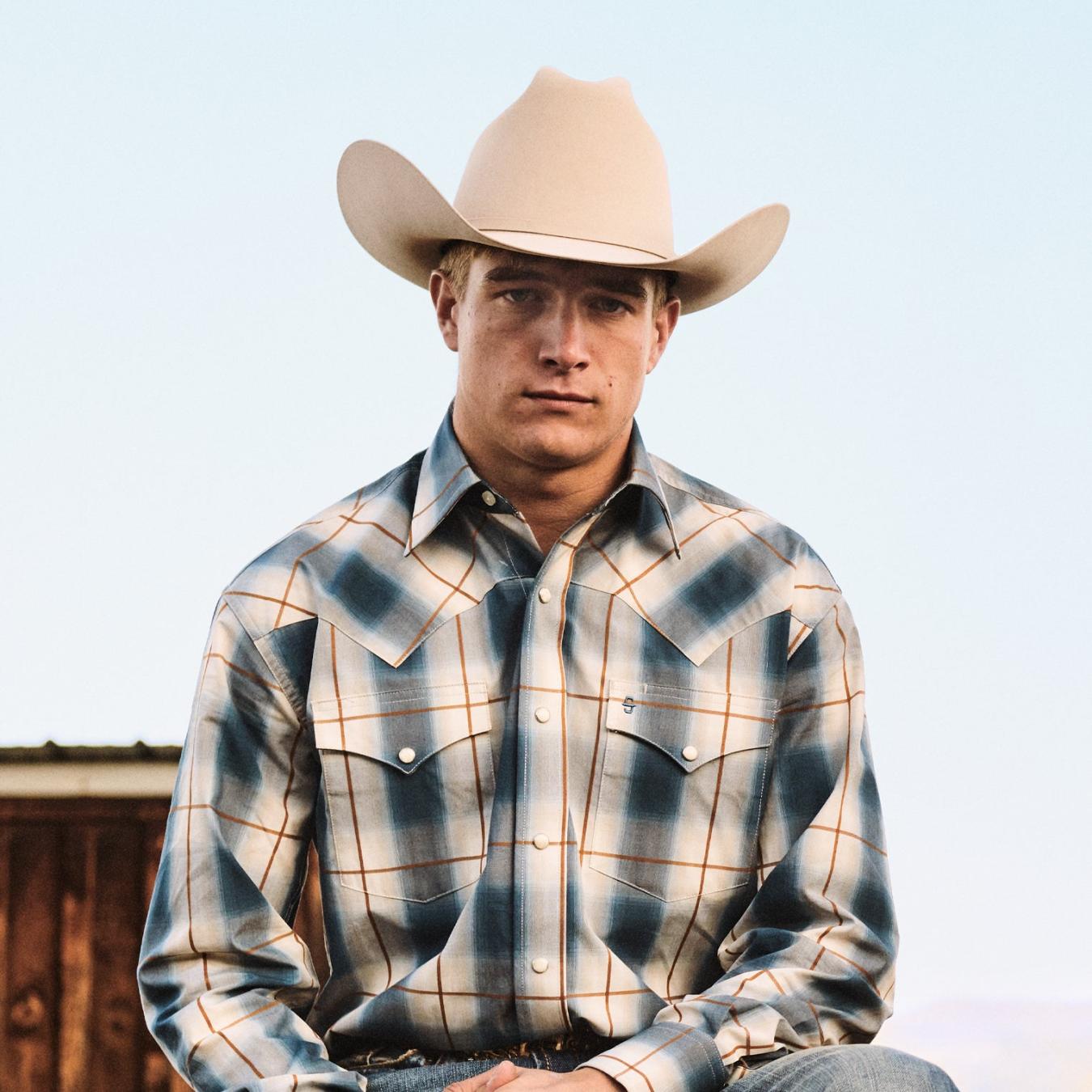 Men/Women Western Stetson Skyline 6X Cowboy Hat Silverbelly