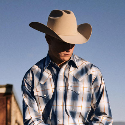 Men/Women Western Stetson Skyline 6X Cowboy Hat Silverbelly