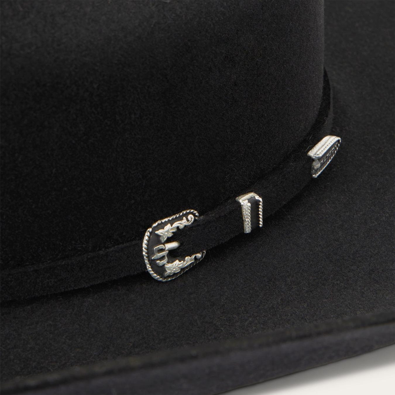 Men/Women Western Stetson Skyline 7242 6X Cowboy Hat Black