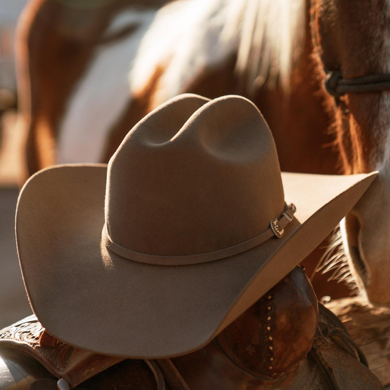 Men/Women Western Stetson Skyline 7242 6X Cowboy Hat Sahara