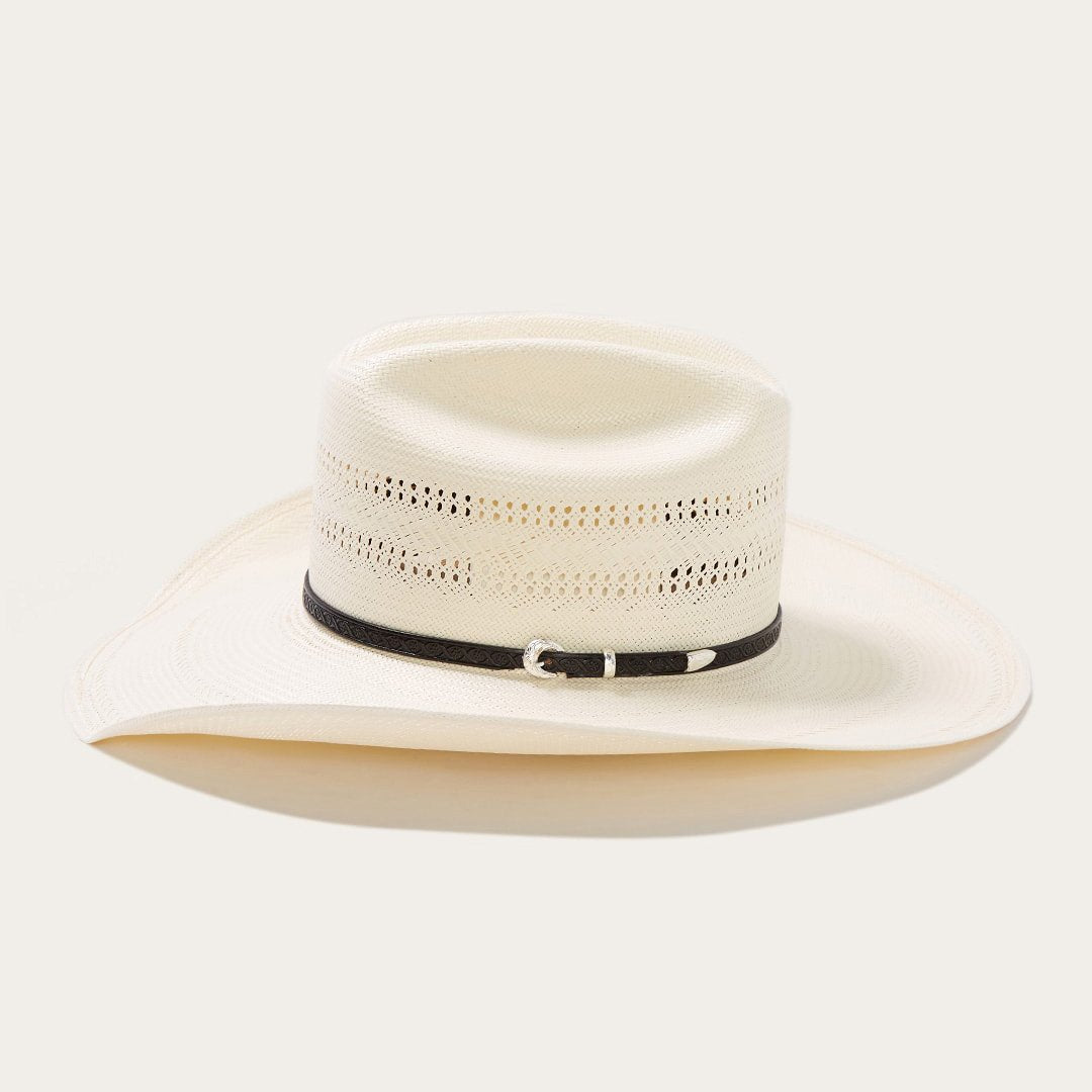 Men/Women Western Stetson Southpoint 10X Straw Cowboy Hat Natural