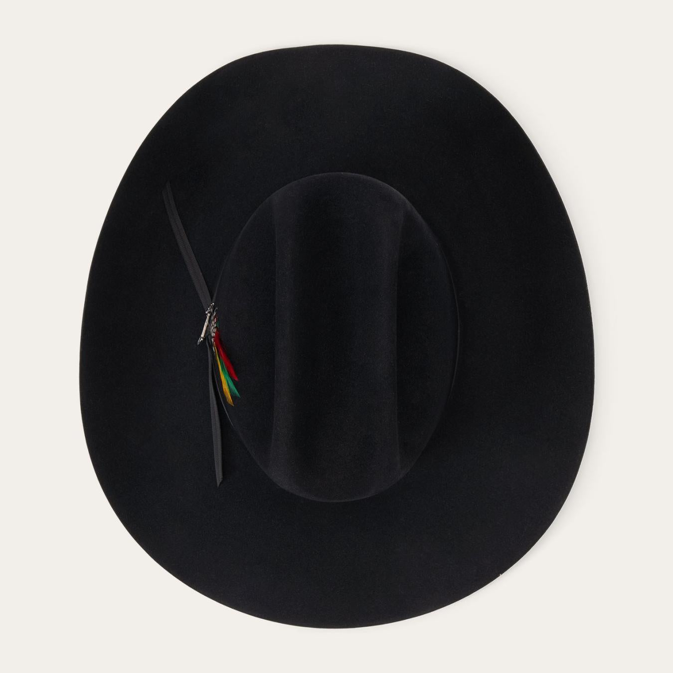 Men/Women Western Stetson Spartan 6X Cowboy Hat Black