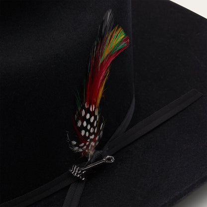 Men/Women Western Stetson Spartan 6X Cowboy Hat Black