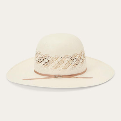Men/Women Western Stetson Thunder 10X Straw Cowboy Hat Ivory Gray