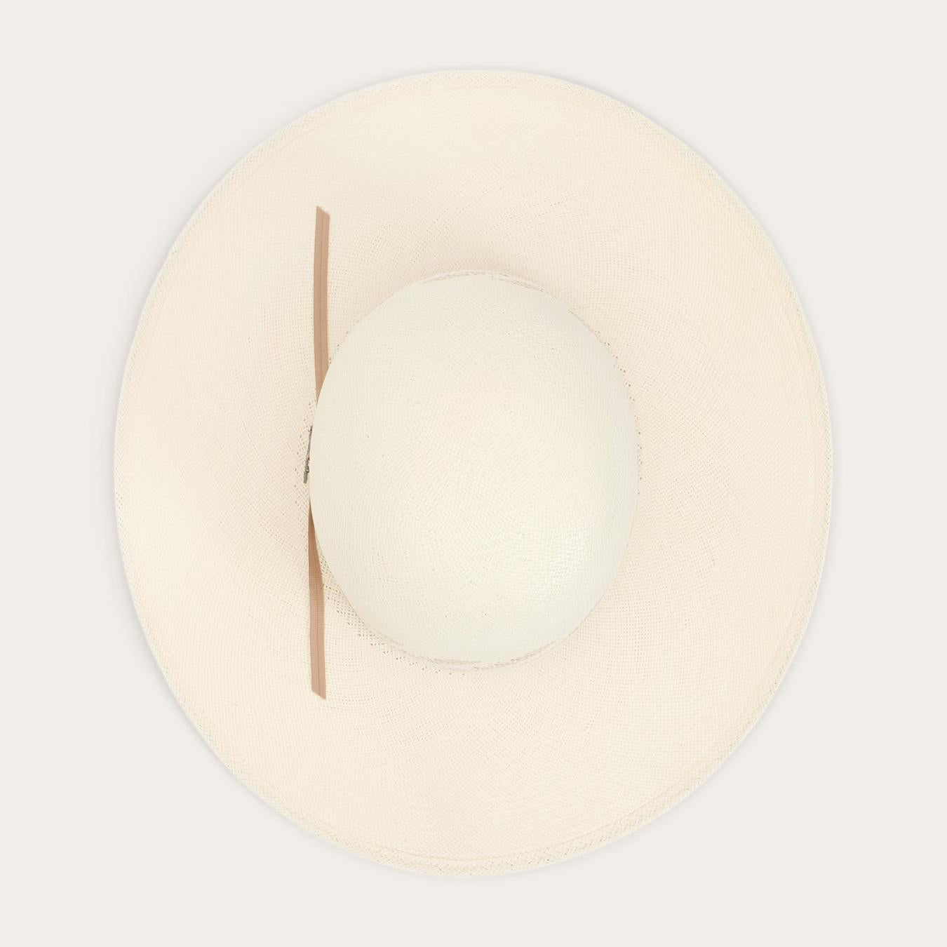 Men/Women Western Stetson Thunder 10X Straw Cowboy Hat Ivory Gray