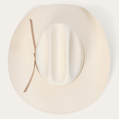 Men/Women Western Stetson Thunder 10X Straw Cowboy Hat Ivory Gray