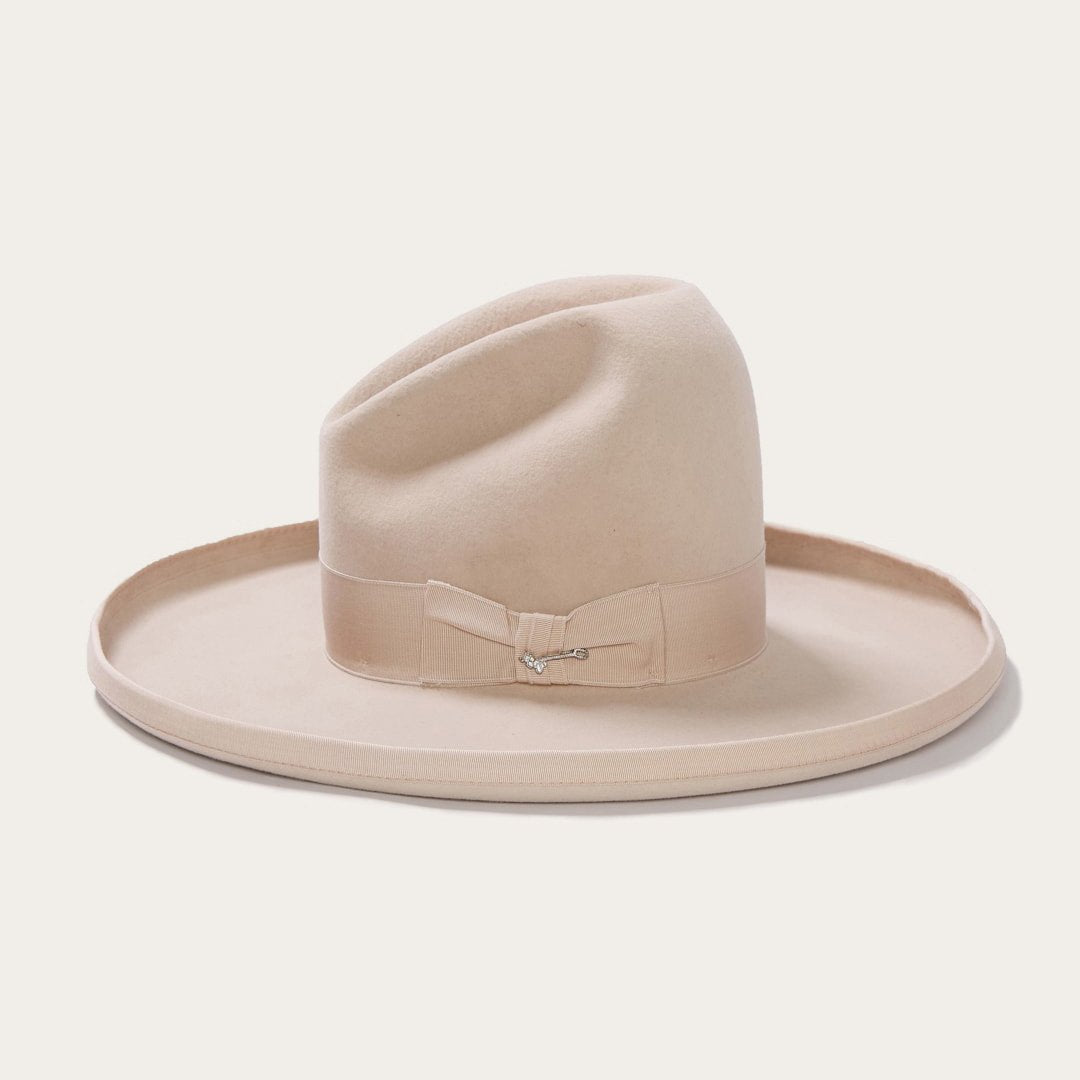 Men/Women Western Stetson Tom Mix 6X Cowboy Hat Silverbelly