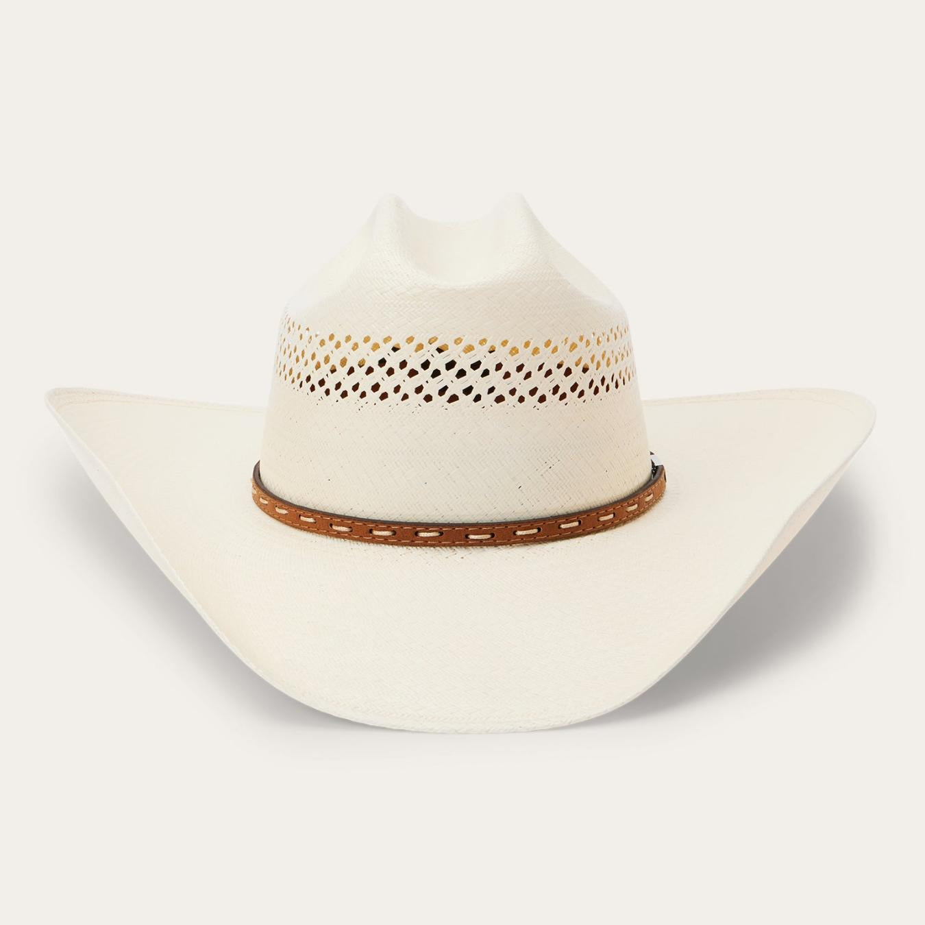 Men/Women Western Stetson Williston 8X Straw Cowboy Hat Natural