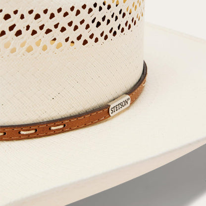 Men/Women Western Stetson Williston 8X Straw Cowboy Hat Natural