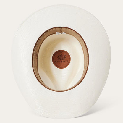 Men/Women Western Stetson Woodrow Straw Hat Bleach