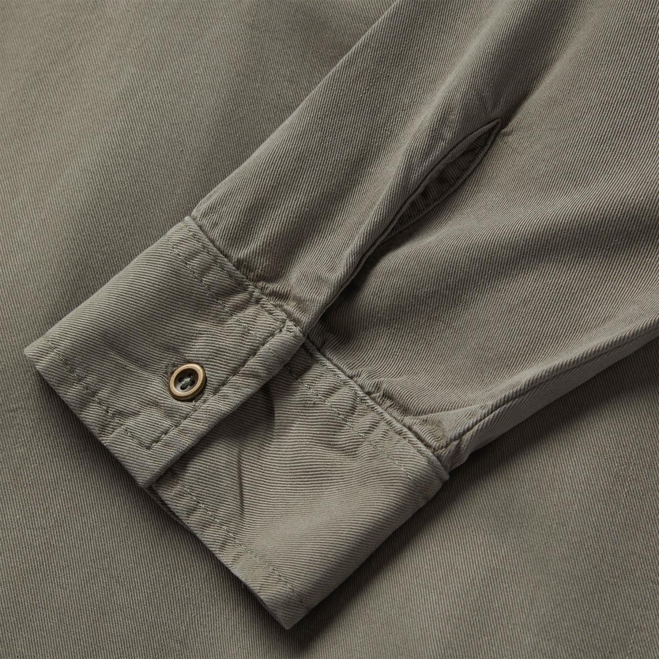 Women Blouses Stetson Olive Twill Peasant Blouse Green