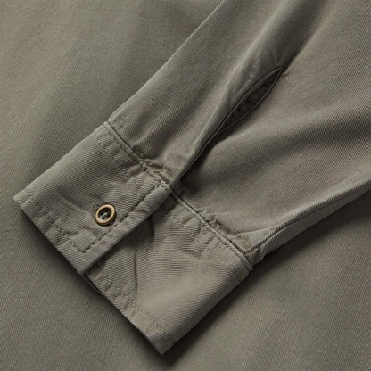 Women Blouses Stetson Olive Twill Peasant Blouse Green