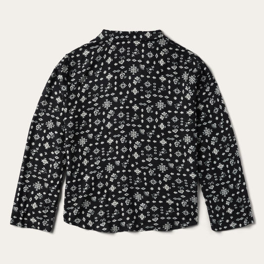 Women Blouses Stetson Southwestern Ditzy Print Blouse Black