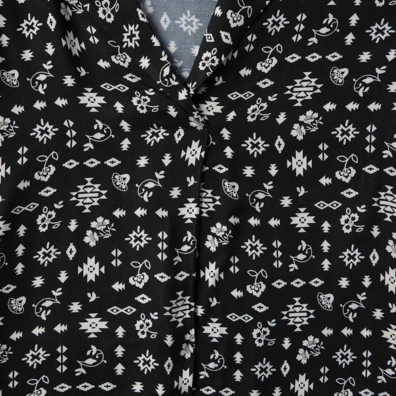Women Blouses Stetson Southwestern Ditzy Print Blouse Black