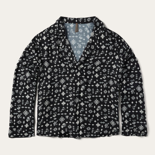 Women Blouses Stetson Southwestern Ditzy Print Blouse Black
