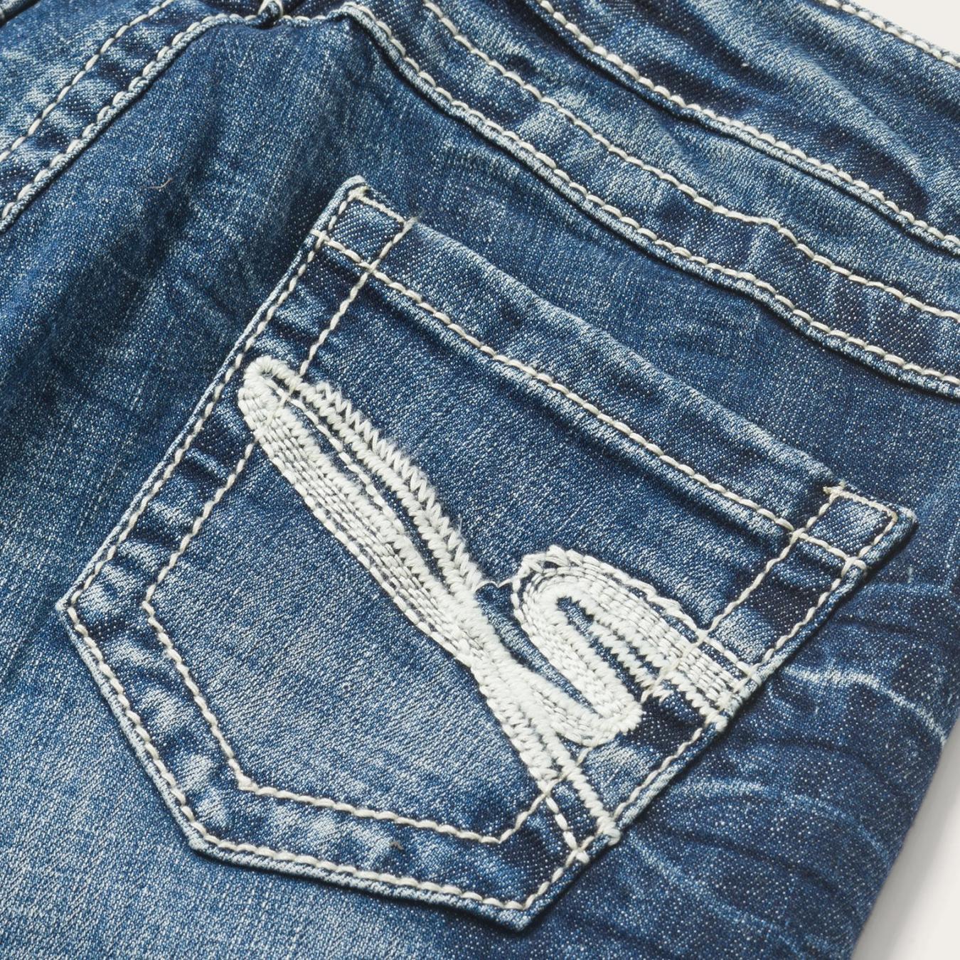 Women Denim Stetson 816 Fit Jeans With White "S" Back Pocket Blue