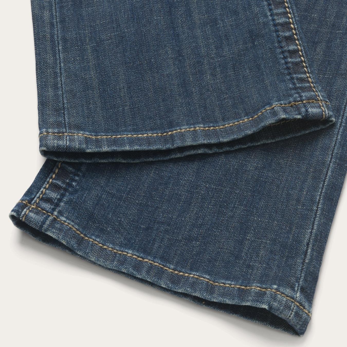 Women Denim Stetson 818 Bootcut Jean With "S" Back Pocket Blue