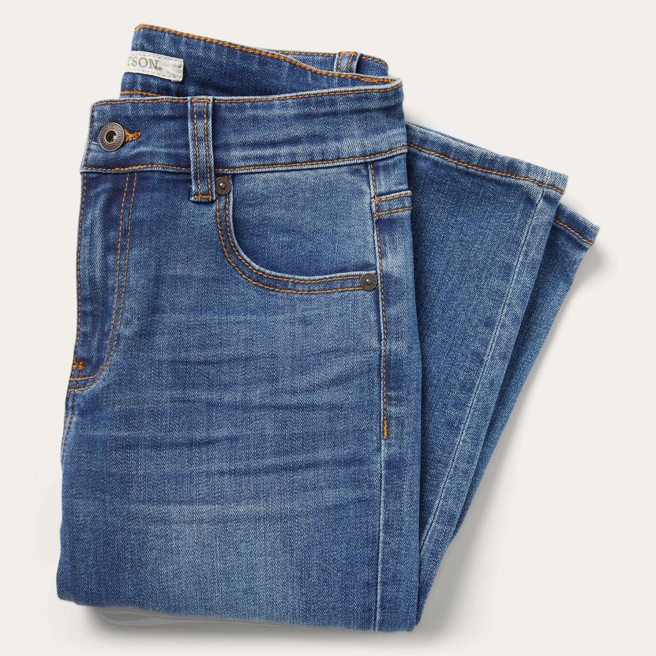 Women Denim Stetson 902 High Waist Skinny Fit Jeans Blue