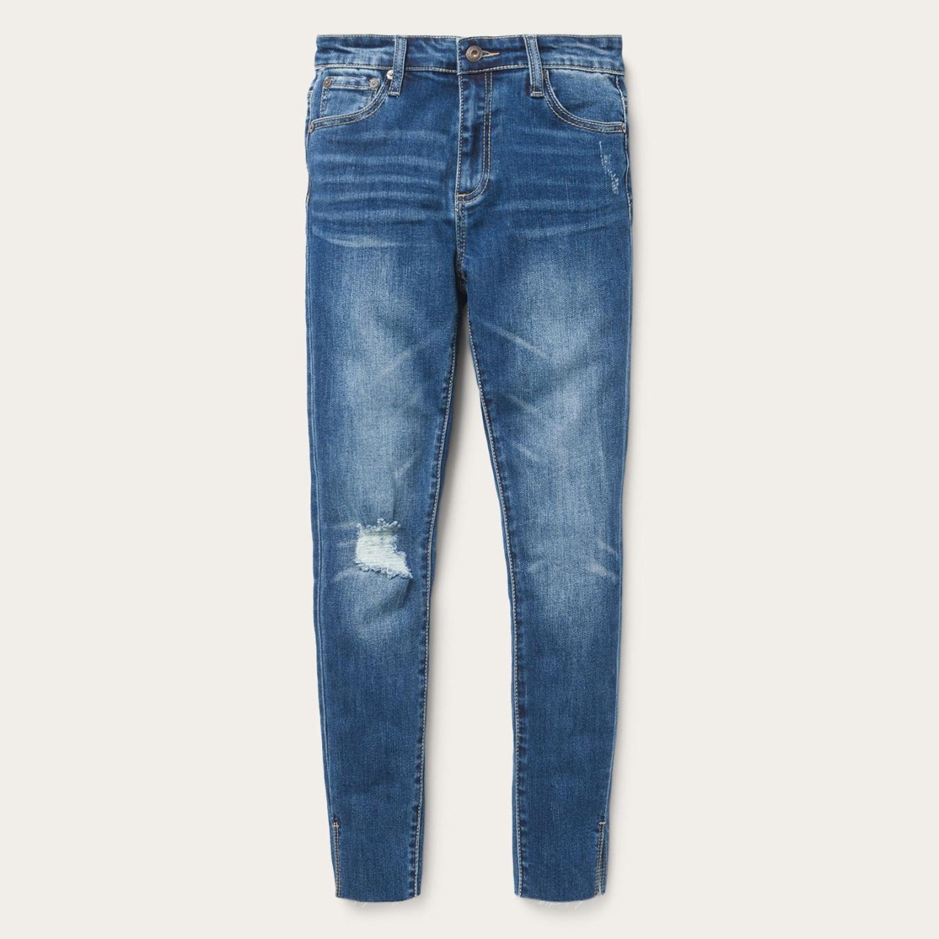Women Denim Stetson 902 High Waist Slim Fit Jean Blue