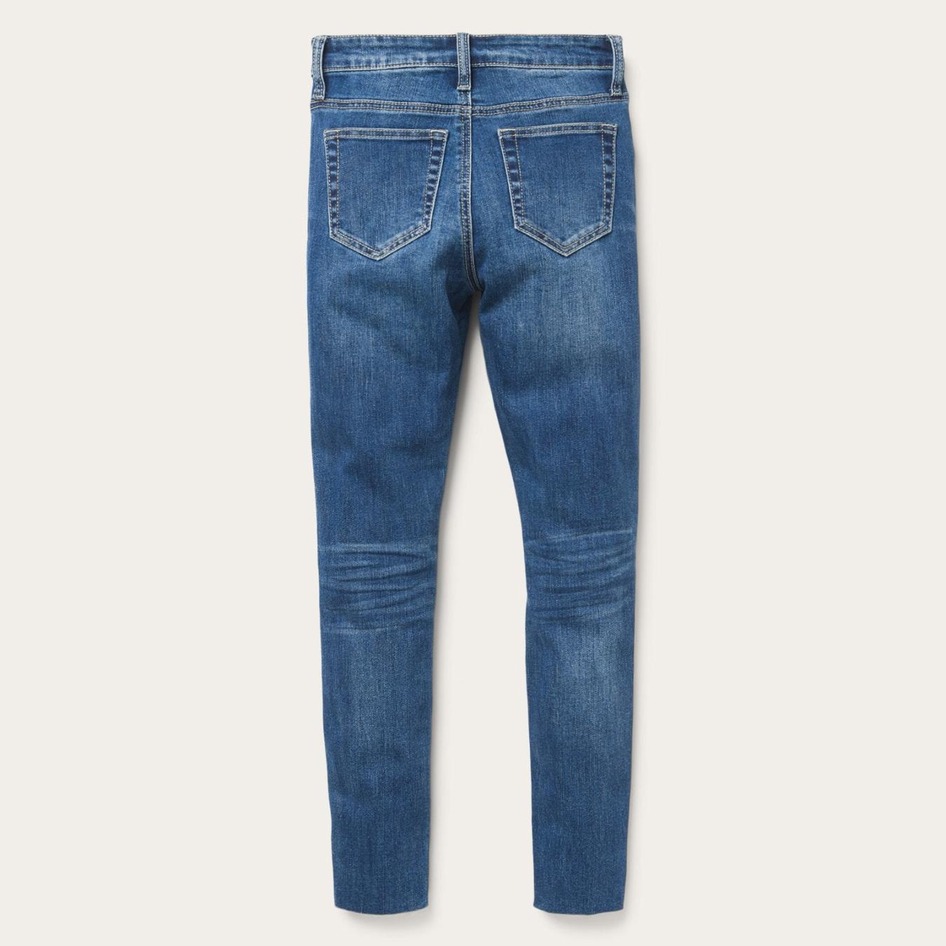 Women Denim Stetson 902 High Waist Slim Fit Jean Blue